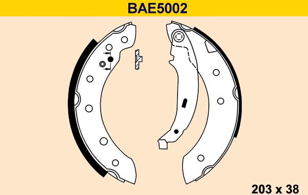 Barum BAE5002 - Kit ganasce freno autozon.pro