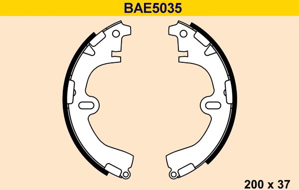 Barum BAE5035 - Kit ganasce freno autozon.pro