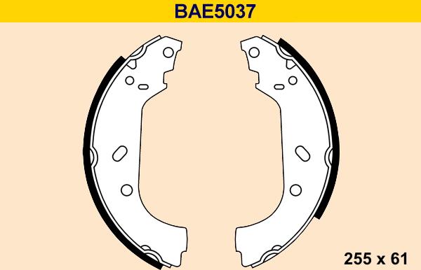 Barum BAE5037 - Kit ganasce freno autozon.pro