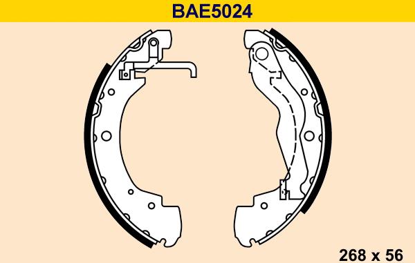 Barum BAE5024 - Kit ganasce freno autozon.pro