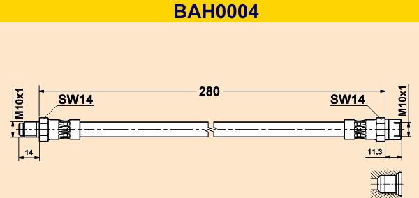 Barum BAH0004 - Flessibile del freno autozon.pro