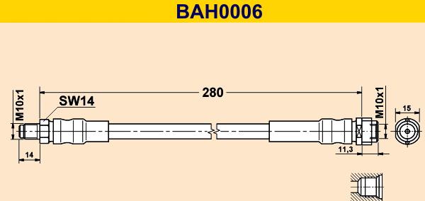 Barum BAH0006 - Flessibile del freno autozon.pro