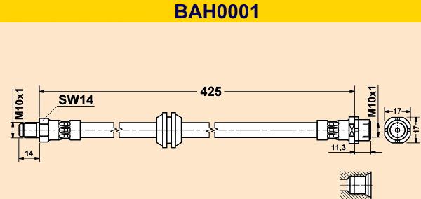 Barum BAH0001 - Flessibile del freno autozon.pro