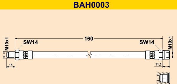 Barum BAH0003 - Flessibile del freno autozon.pro