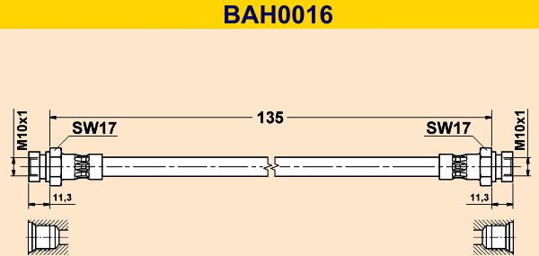 Barum BAH0016 - Flessibile del freno autozon.pro