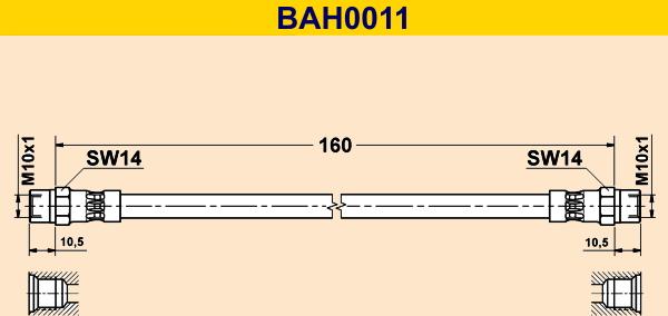 Barum BAH0011 - Flessibile del freno autozon.pro