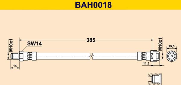 Barum BAH0018 - Flessibile del freno autozon.pro