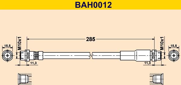 Barum BAH0012 - Flessibile del freno autozon.pro