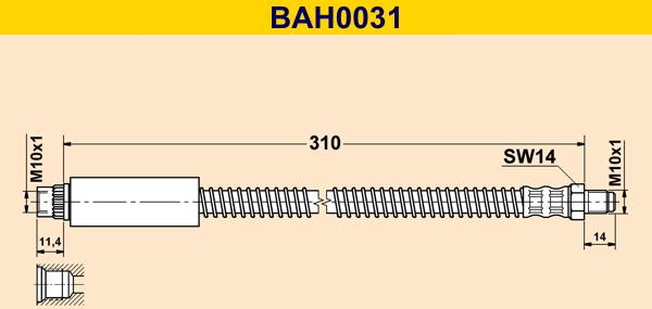 Barum BAH0031 - Flessibile del freno autozon.pro