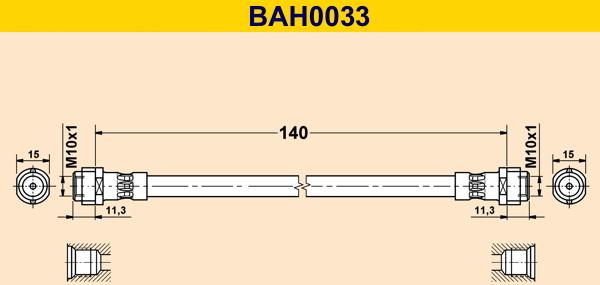 Barum BAH0033 - Flessibile del freno autozon.pro