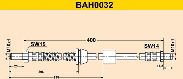 Barum BAH0032 - Flessibile del freno autozon.pro