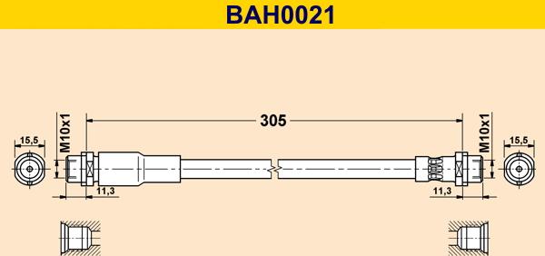 Barum BAH0021 - Flessibile del freno autozon.pro