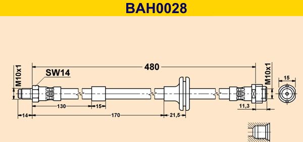 Barum BAH0028 - Flessibile del freno autozon.pro