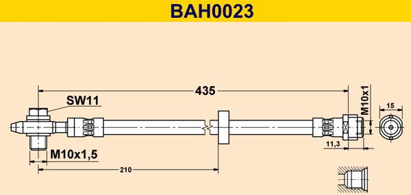 Barum BAH0023 - Flessibile del freno autozon.pro