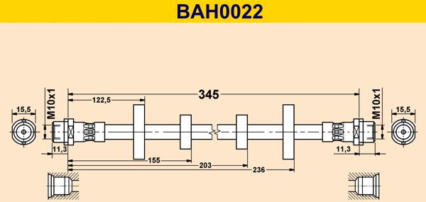 Barum BAH0022 - Flessibile del freno autozon.pro