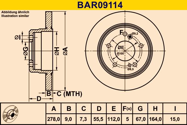 Barum BAR09114 - Discofreno autozon.pro