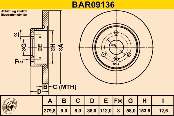 Barum BAR09136 - Discofreno autozon.pro