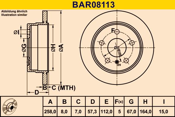 Barum BAR08113 - Discofreno autozon.pro