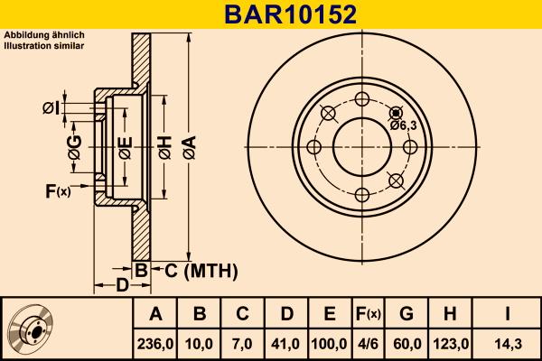 Barum BAR10152 - Discofreno autozon.pro