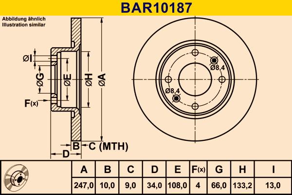 Barum BAR10187 - Discofreno autozon.pro