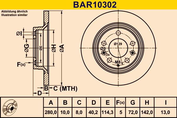 Barum BAR10302 - Discofreno autozon.pro