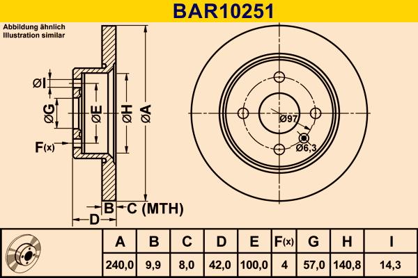 Barum BAR10251 - Discofreno autozon.pro