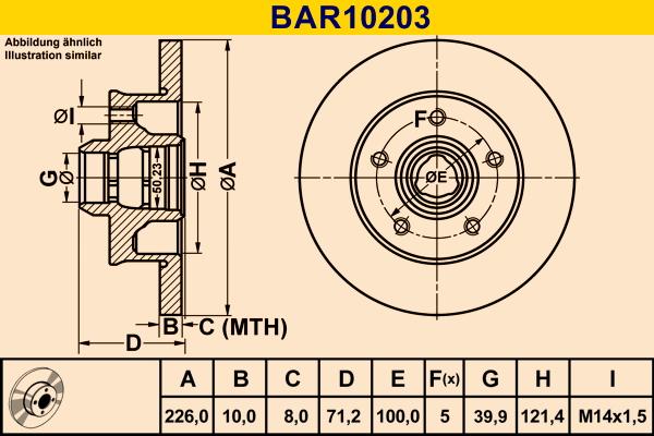 Barum BAR10203 - Discofreno autozon.pro