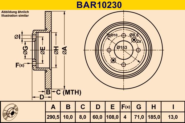 Barum BAR10230 - Discofreno autozon.pro