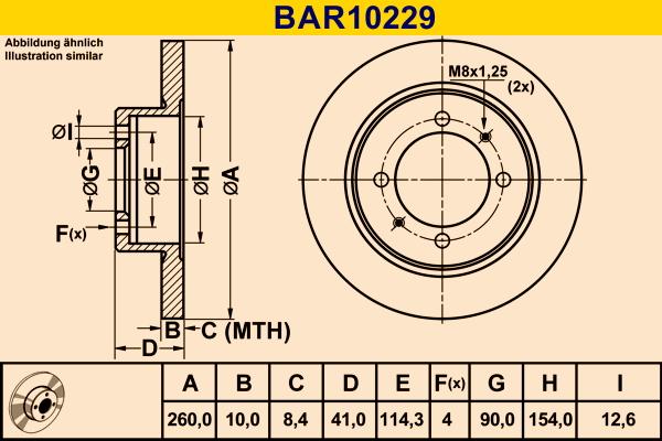 Barum BAR10229 - Discofreno autozon.pro