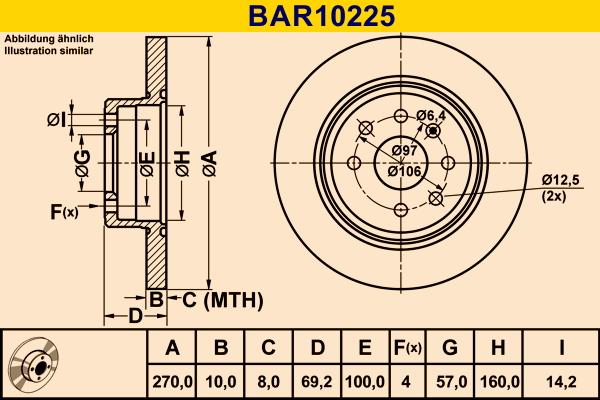 Barum BAR10225 - Discofreno autozon.pro