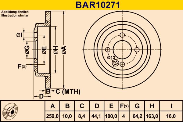 Barum BAR10271 - Discofreno autozon.pro