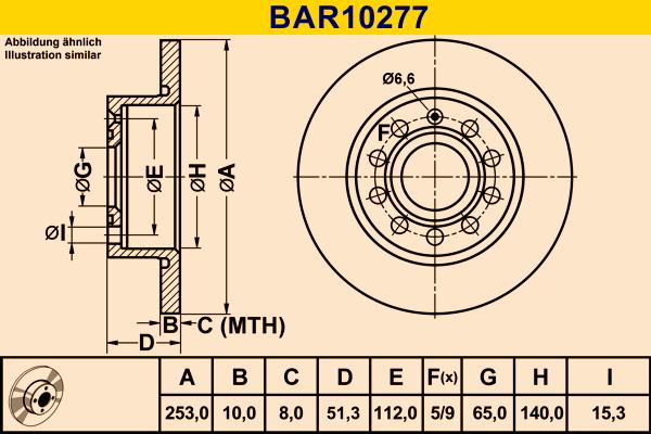 Barum BAR10277 - Discofreno autozon.pro