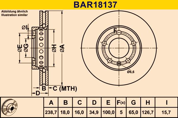 Barum BAR18137 - Discofreno autozon.pro