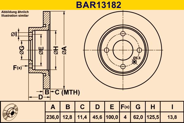 Barum BAR13182 - Discofreno autozon.pro