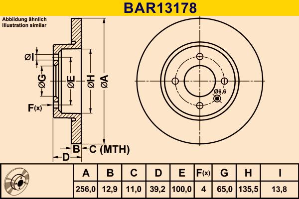 Barum BAR13178 - Discofreno autozon.pro