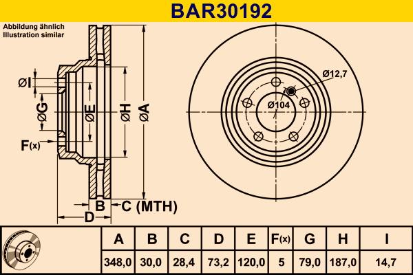 Barum BAR30192 - Discofreno autozon.pro