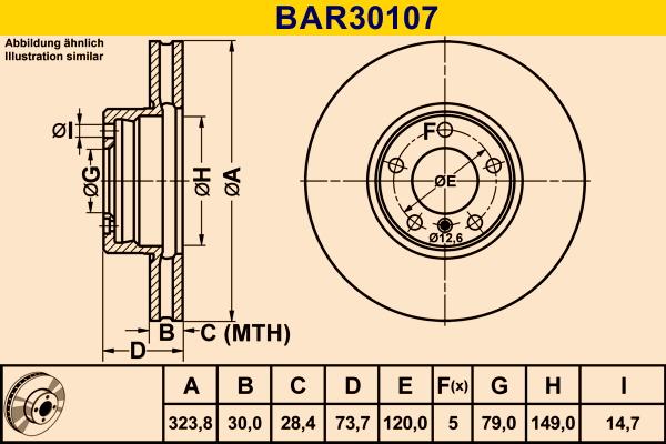 Barum BAR30107 - Discofreno autozon.pro