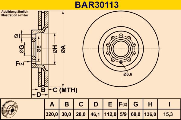 Barum BAR30113 - Discofreno autozon.pro