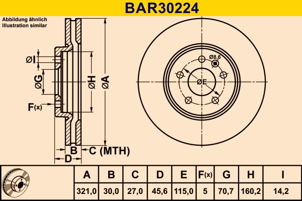 Barum BAR30224 - Discofreno autozon.pro