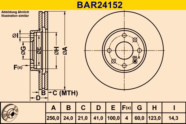 Barum BAR24152 - Discofreno autozon.pro