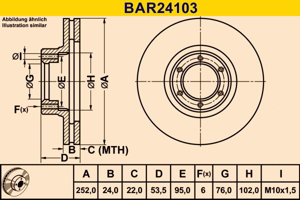 Barum BAR24103 - Discofreno autozon.pro