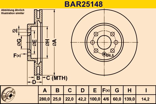 Barum BAR25148 - Discofreno autozon.pro