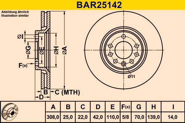 Barum BAR25142 - Discofreno autozon.pro