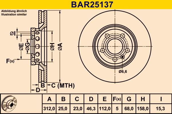 Barum BAR25137 - Discofreno autozon.pro