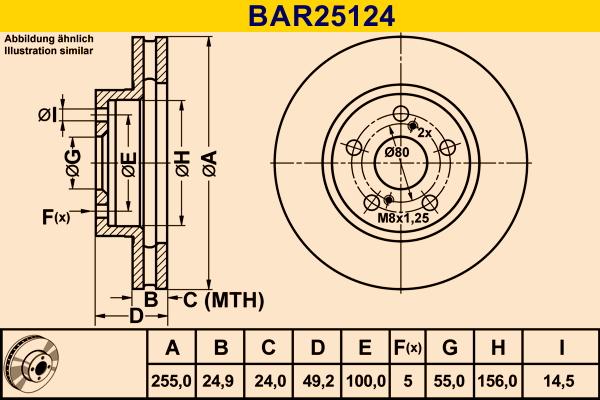 Barum BAR25124 - Discofreno autozon.pro