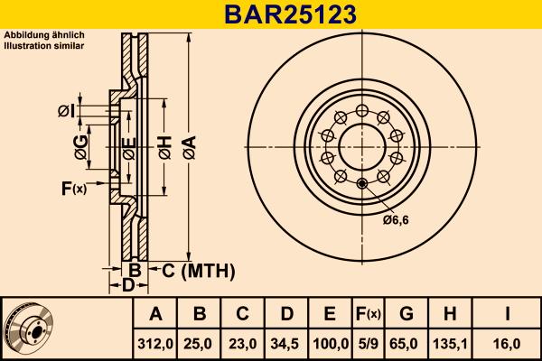 Barum BAR25123 - Discofreno autozon.pro