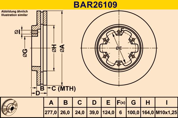 Barum BAR26109 - Discofreno autozon.pro