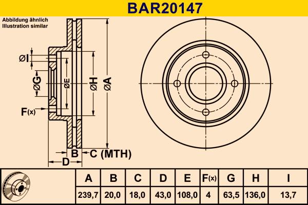 Barum BAR20147 - Discofreno autozon.pro