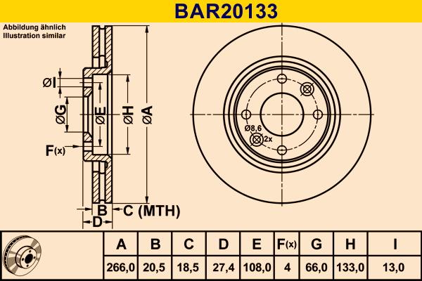 Barum BAR20133 - Discofreno autozon.pro