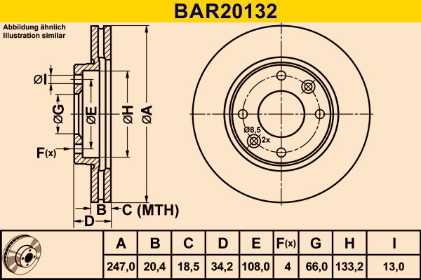 Barum BAR20132 - Discofreno autozon.pro